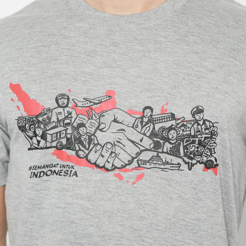 PP Graphic Tee Semangat Indonesia Misty