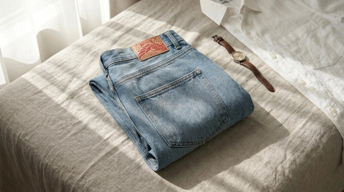 Light Wash Denim & Tailored Fit: Tren Spring 2026