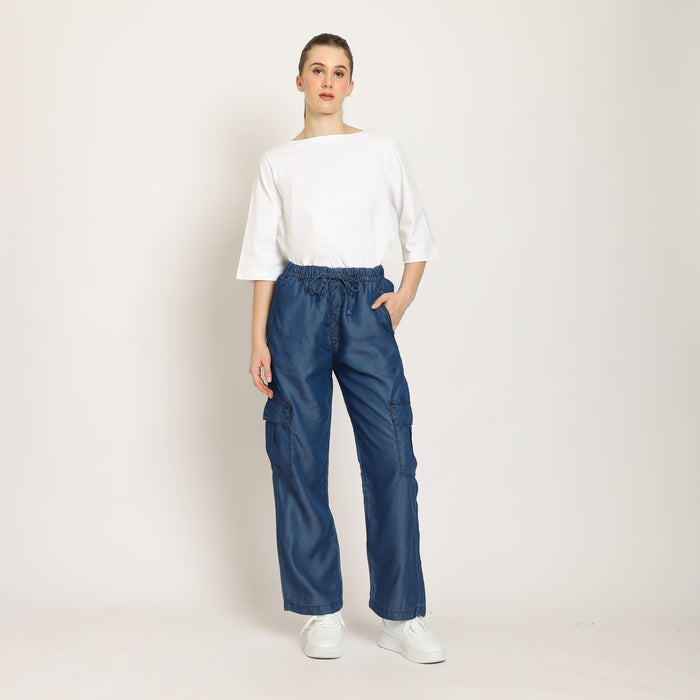 PPL 1507 Cargo Loose Fit — Indigo