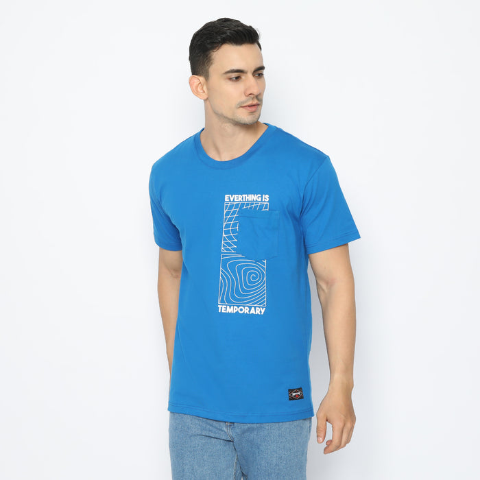 PP Pocket Tee SS21 Temporary Snorkel Blue