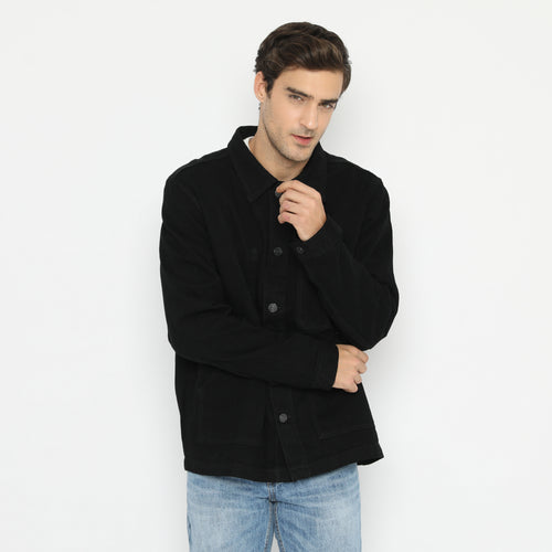 PP 2307 Loose Jacket — Black