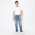 PP 311 Straight Fit Selvedge — Coral Blue DST